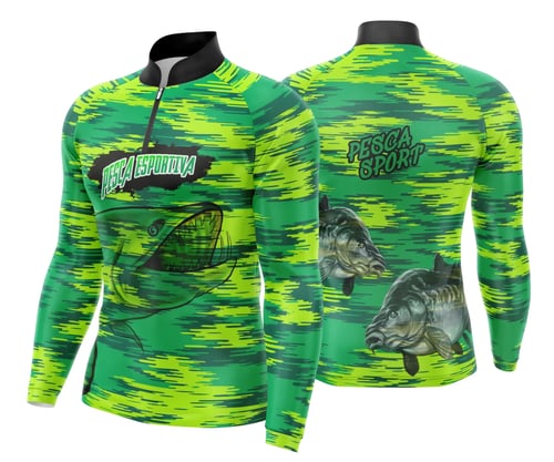 Arte Camisa Pesca Fishing Esportiva