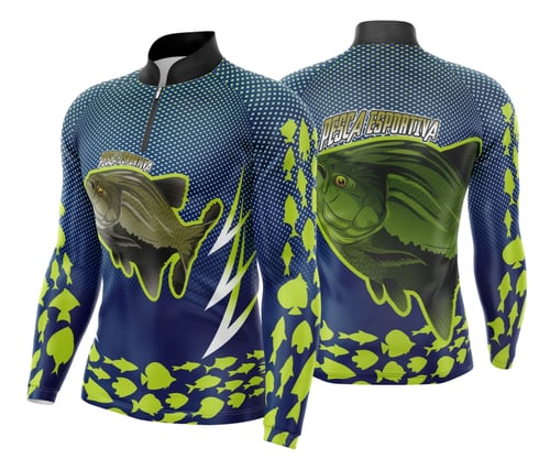 Arte Camisa Pesca Fishing Esportiva