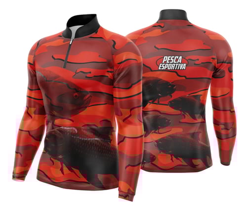 Arte Camisa Pesca Fishing Esportiva