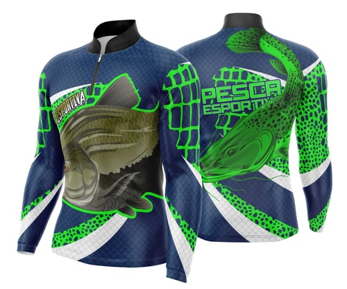 Arte Camisa Pesca Fishing Esportiva