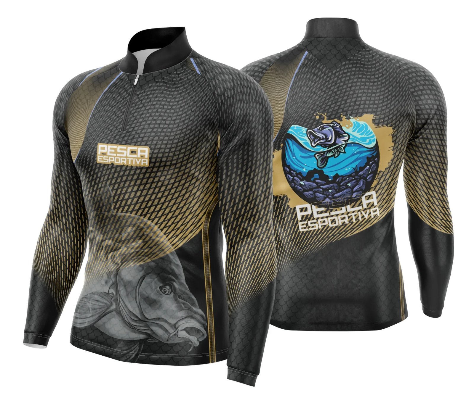Arte Camisa Pesca Fishing Esportiva