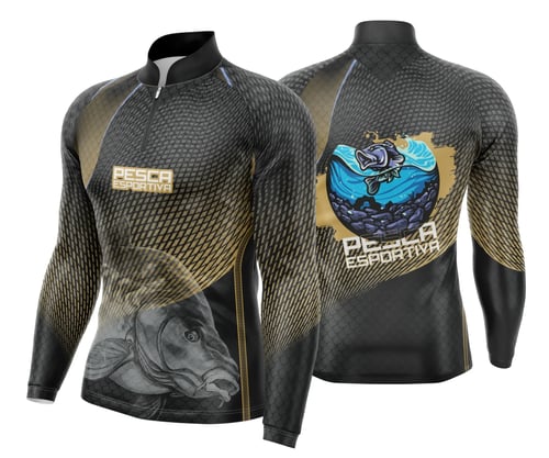 Arte Camisa Pesca Fishing Esportiva