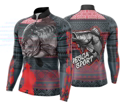 Arte Camisa Pesca Fishing Esportiva