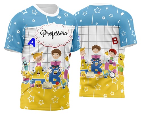 Arte Camisa Professora Personalizada
