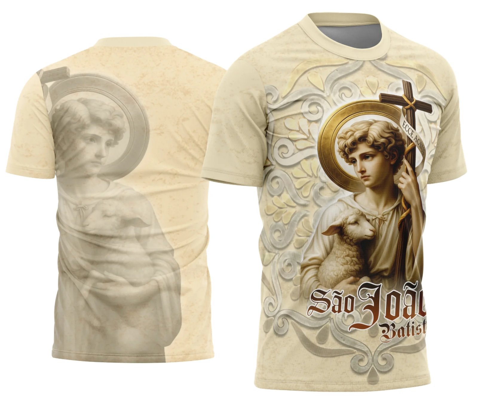 Arte Camisa Religiosa São João Batista - 0005 - Religião
