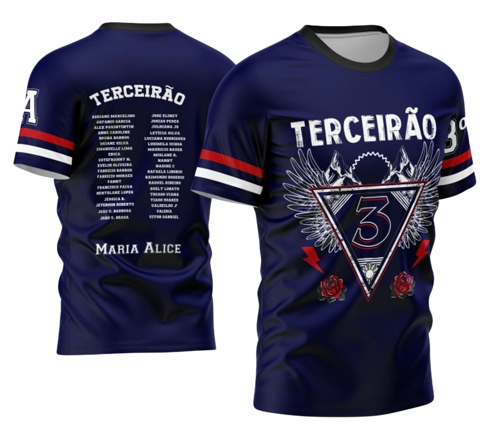 Camisa Terceirão Montanhas Flores Asas