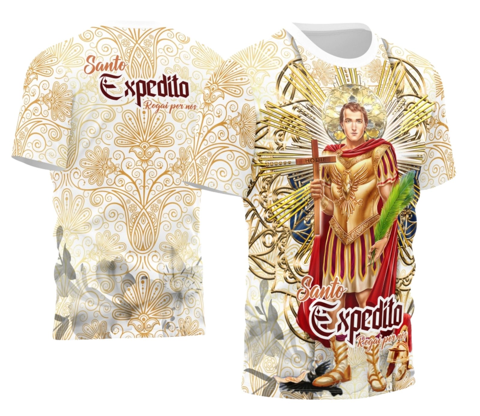 Arte Camisa Vetor Religião 2026 - Santo Expedito