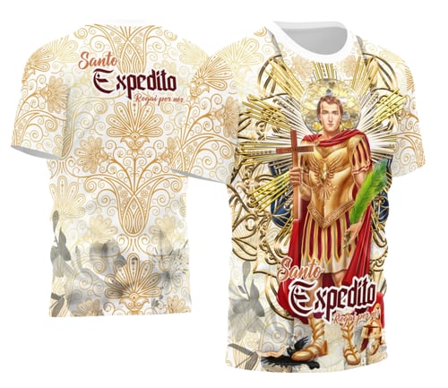 Arte Camisa Vetor Religião 2026 - Santo Expedito