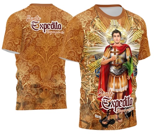 Arte Camisa Vetor Religião 2026 - Santo Expedito