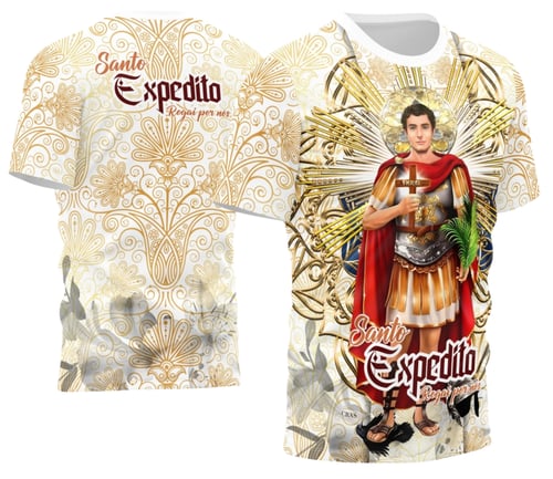 Arte Camisa Vetor Religião 2026 - Santo Expedito