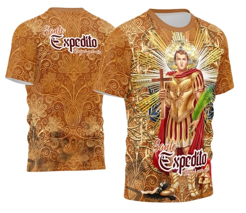 Arte Camisa Vetor Religião 2026 - Santo Expedito