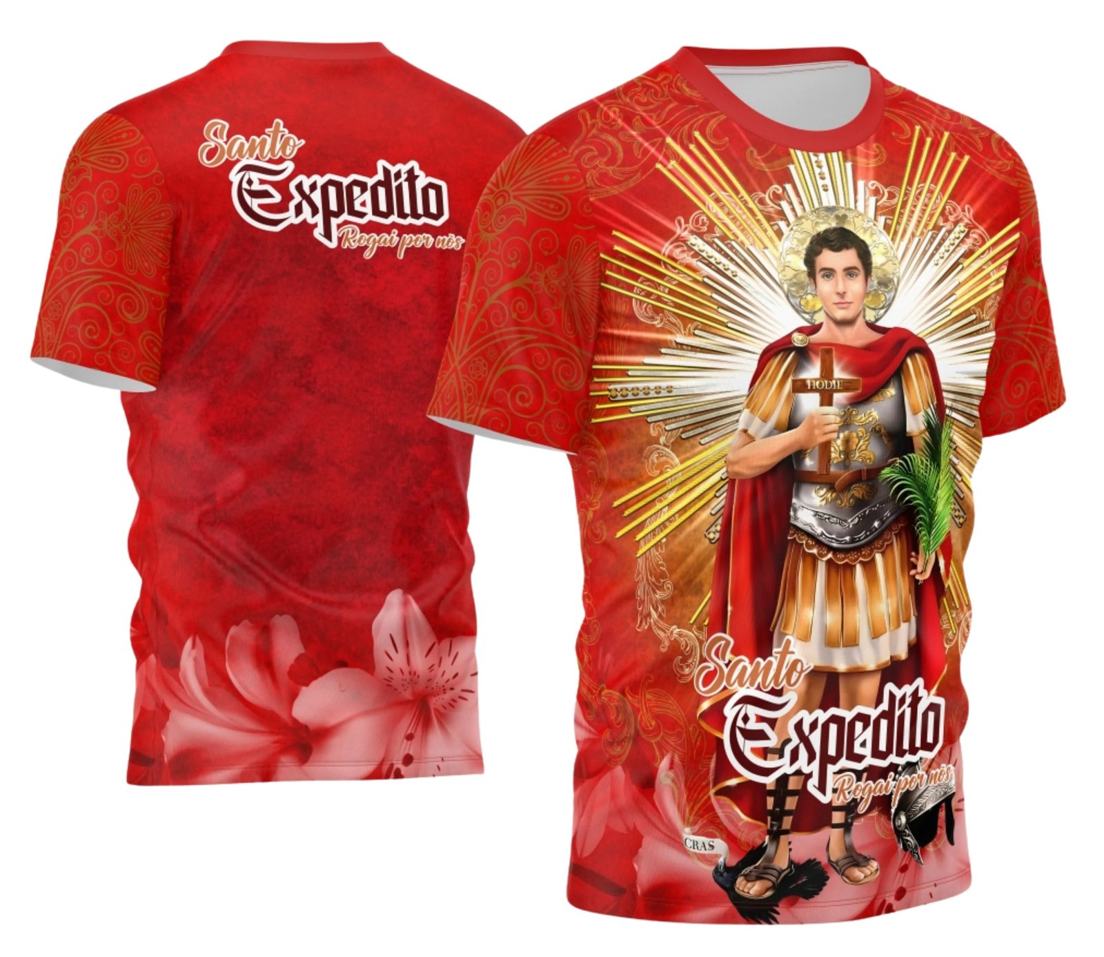 Arte Camisa Vetor Religião 2026 - Santo Expedito