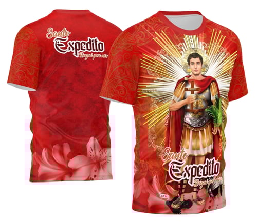 Arte Camisa Vetor Religião 2026 - Santo Expedito