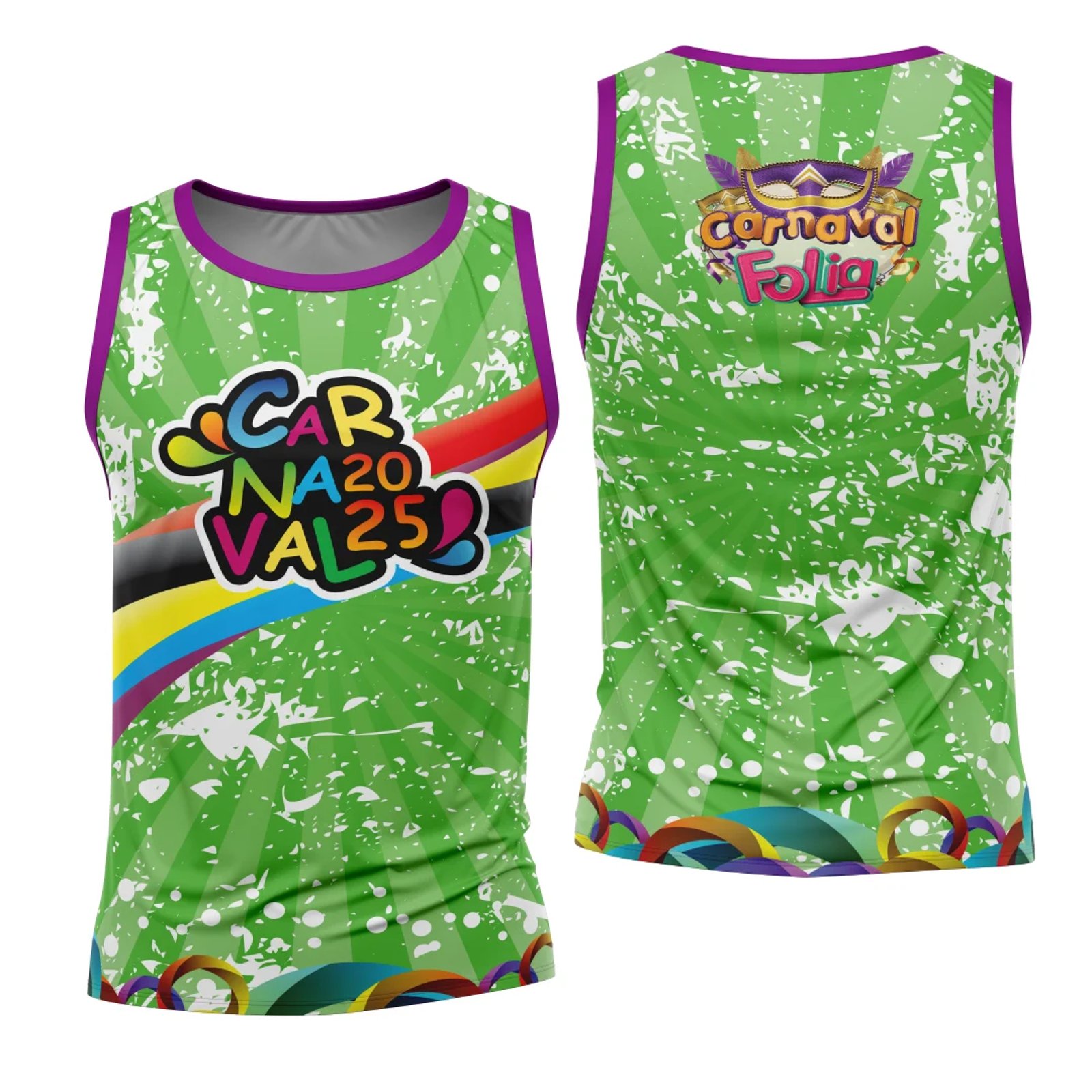 Arte Estampa Camisa Abadá de Carnaval 2026