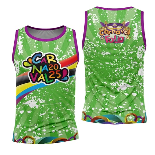 Arte Estampa Camisa Abadá de Carnaval 2026