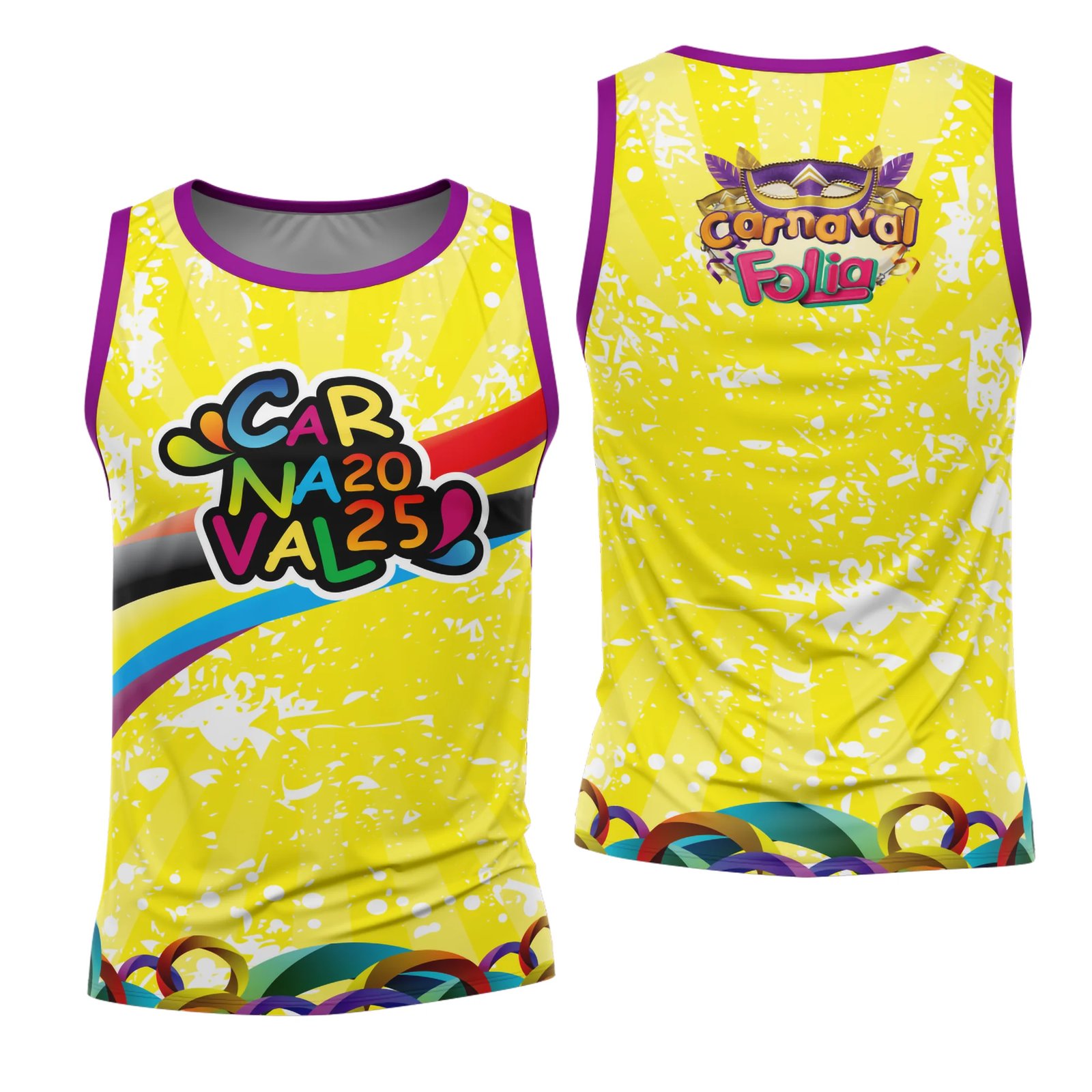 Arte Estampa Camisa Abadá de Carnaval 2026