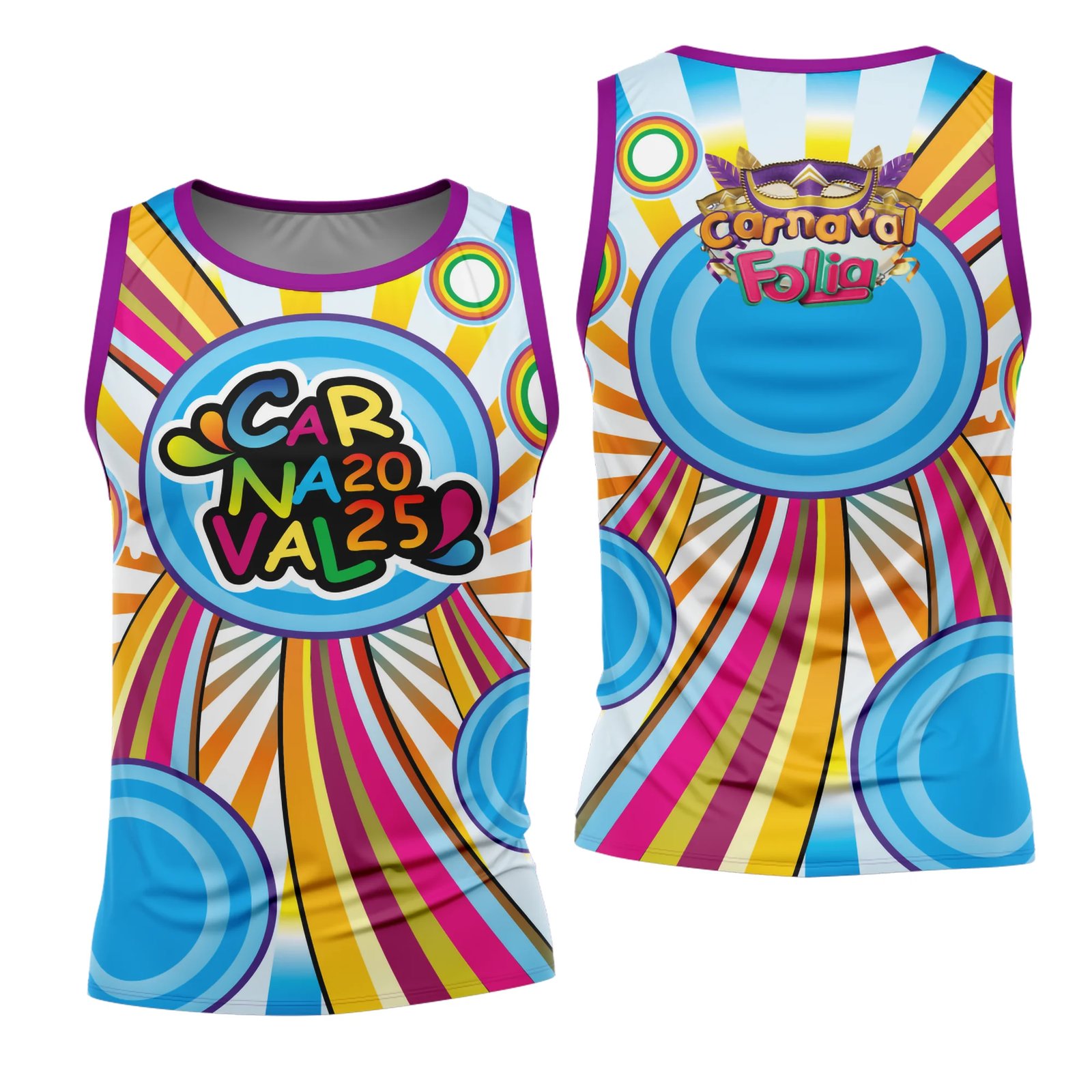 Arte Estampa Camisa Abadá de Carnaval 2026