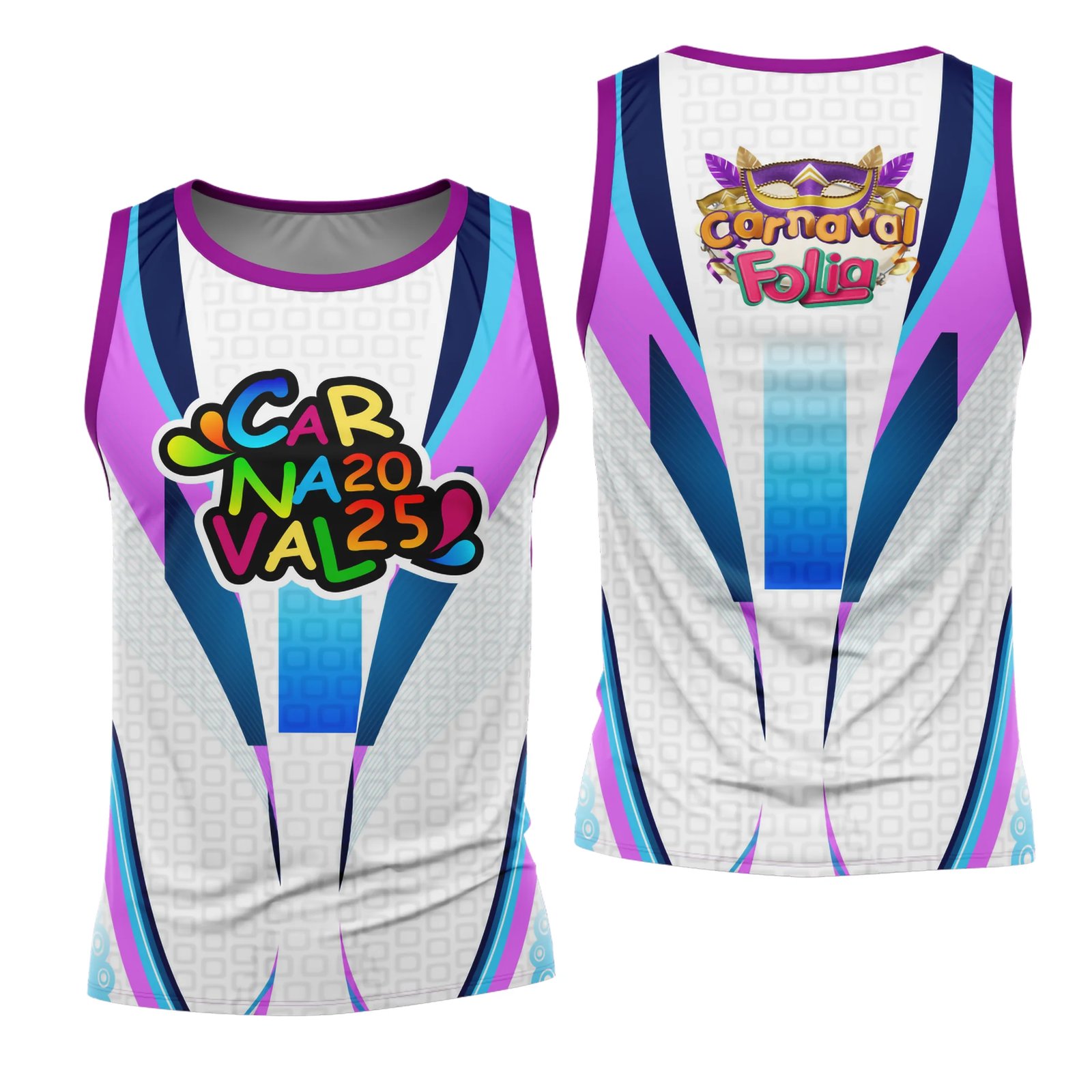 Arte Estampa Camisa Abadá de Carnaval 2026