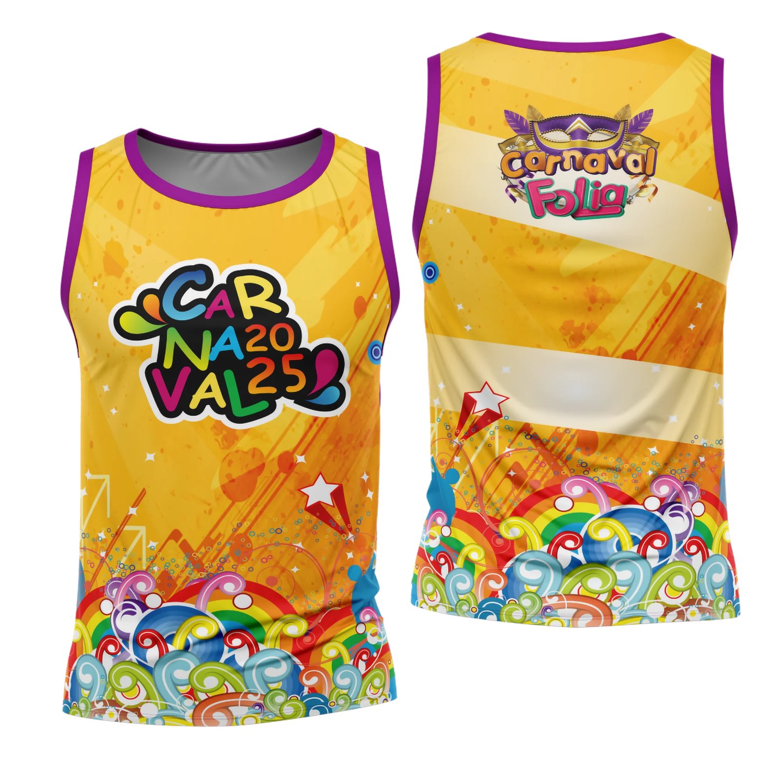 Arte Estampa Camisa Abadá de Carnaval 2026