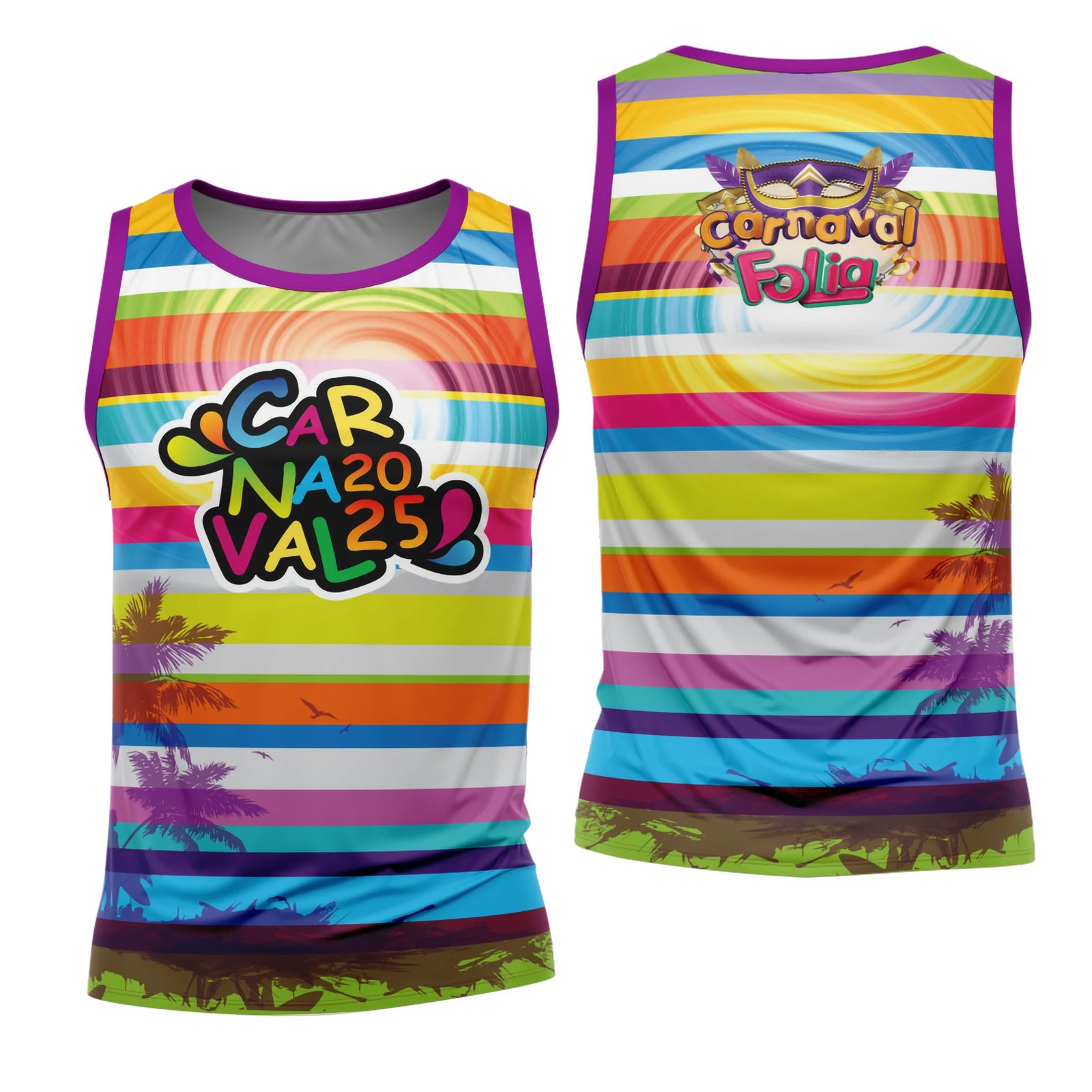 Arte Estampa Camisa Abadá de Carnaval 2026