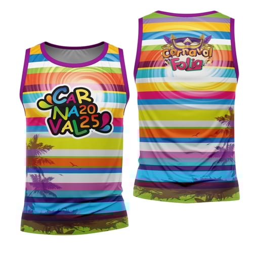 Arte Estampa Camisa Abadá de Carnaval 2026