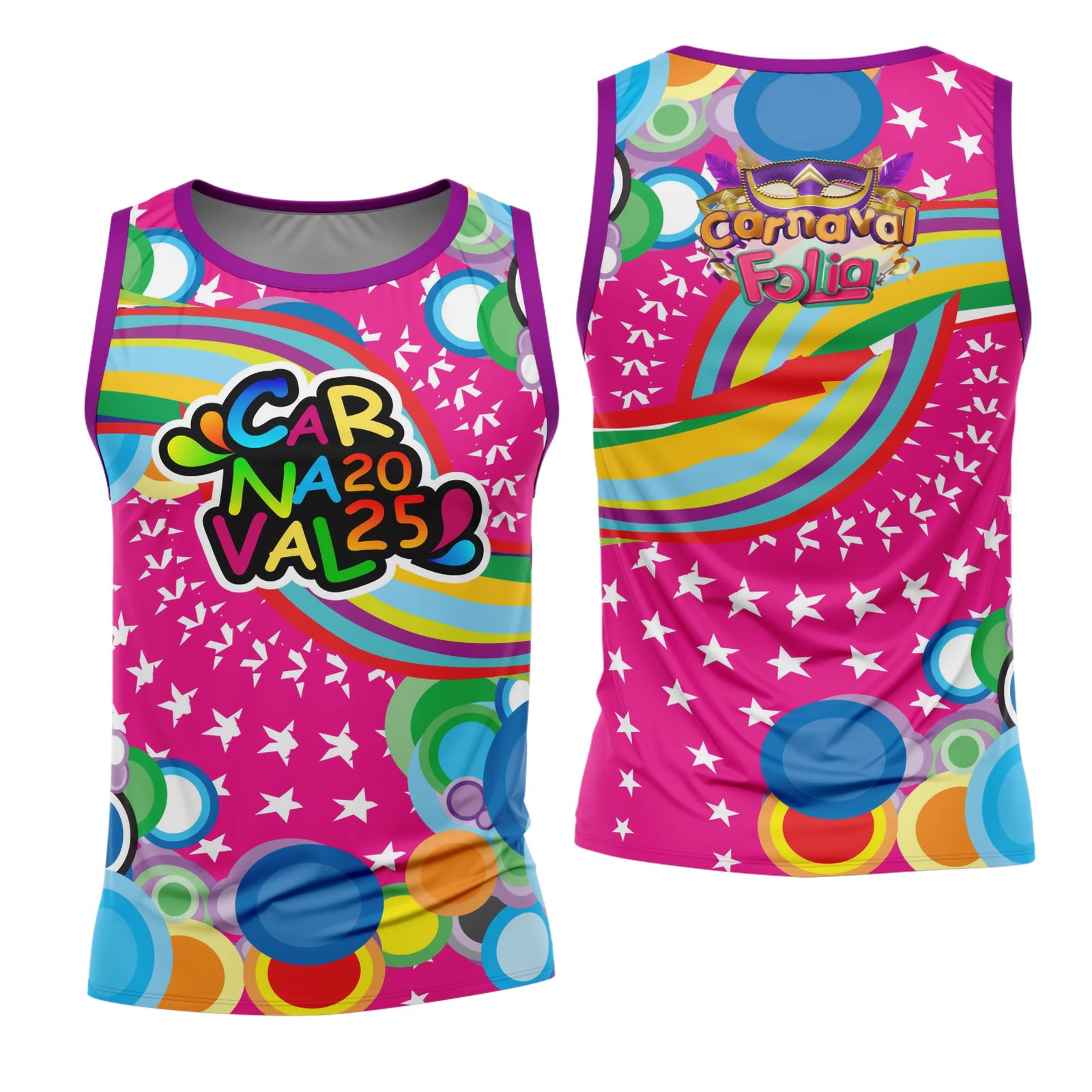 Arte Estampa Camisa Abadá de Carnaval 2026