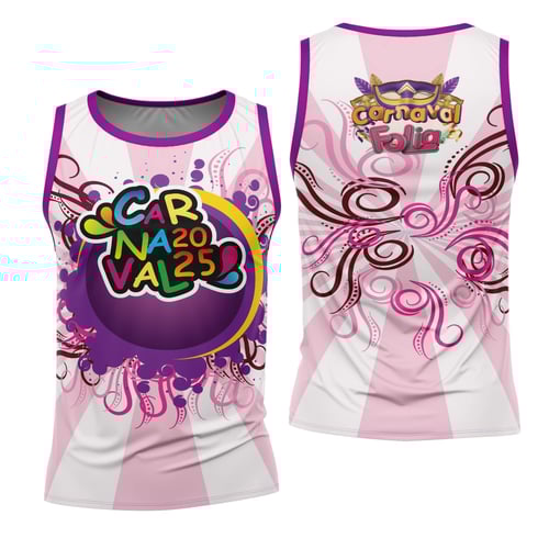 Arte Estampa Camisa Abadá de Carnaval 2026