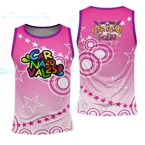 Arte Estampa Camisa Abadá de Carnaval 2026 - Modelo 23