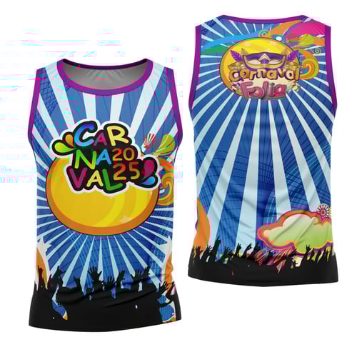 Arte Estampa Camisa Abadá de Carnaval 2026 - Modelo 23