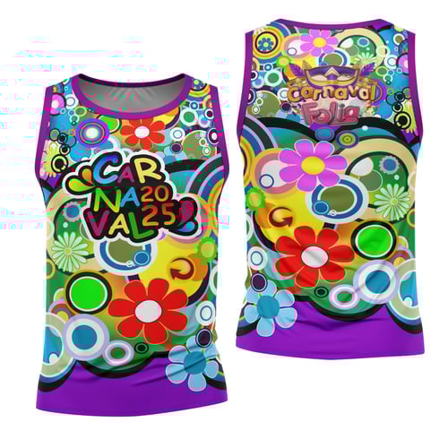 Arte Estampa Camisa Abadá de Carnaval 2026 - Modelo 23