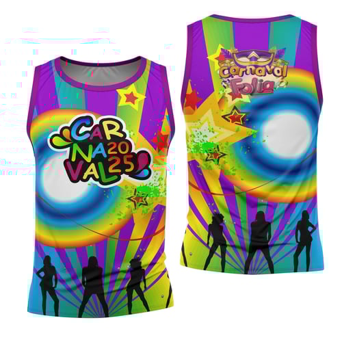 Arte Estampa Camisa Abadá de Carnaval 2026 - Modelo 23