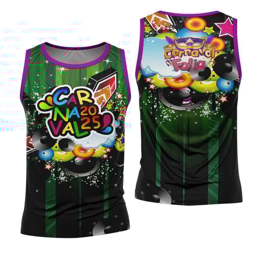 Arte Estampa Camisa Abadá de Carnaval 2026 - Modelo 23