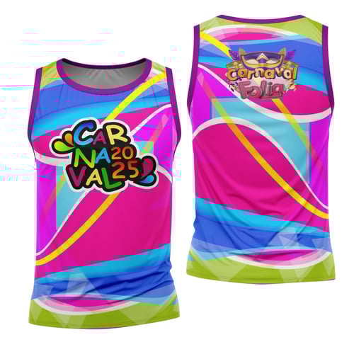 Arte Estampa Camisa Abadá de Carnaval 2026 - Modelo 23