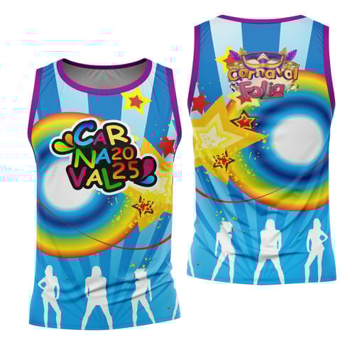 Arte Estampa Camisa Abadá de Carnaval 2026 - Modelo 81