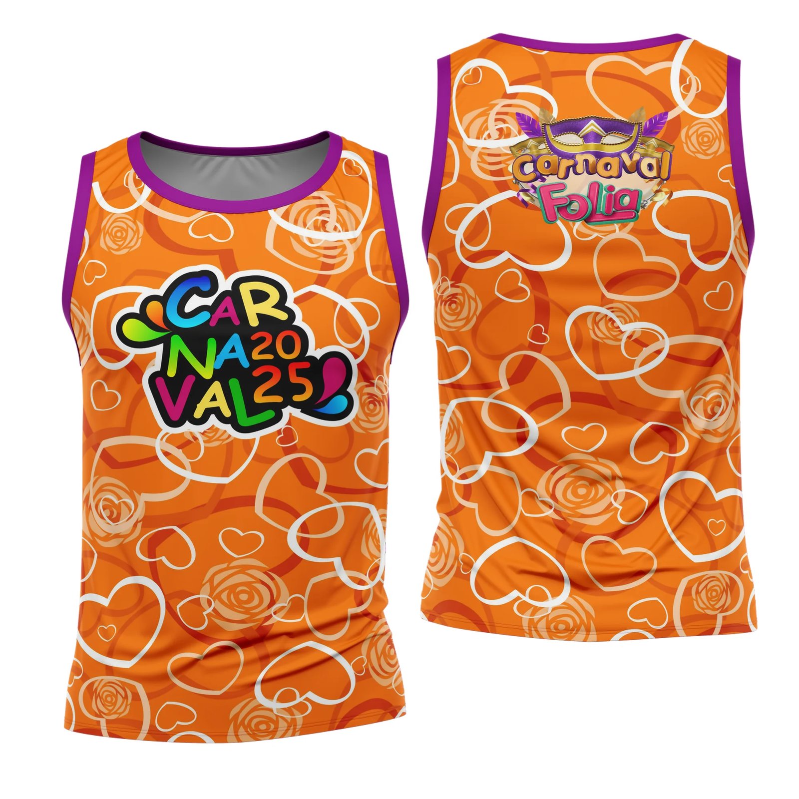 Arte Estampa Camisa Abadá de Carnaval 2026 - Modelo 23