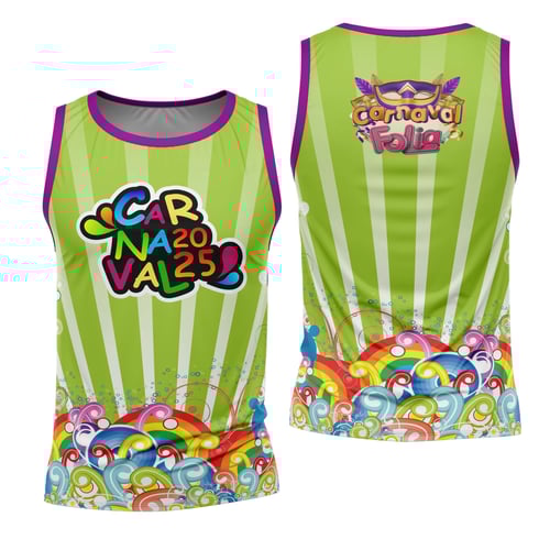 Arte Estampa Camisa Abadá de Carnaval 2026 - Modelo 23