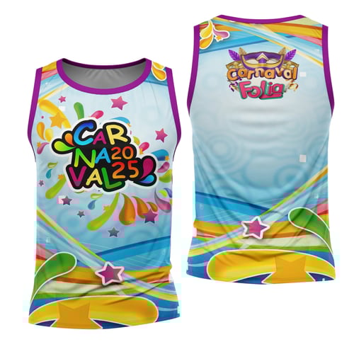 Arte Estampa Camisa Abadá de Carnaval 2026 - Modelo 23