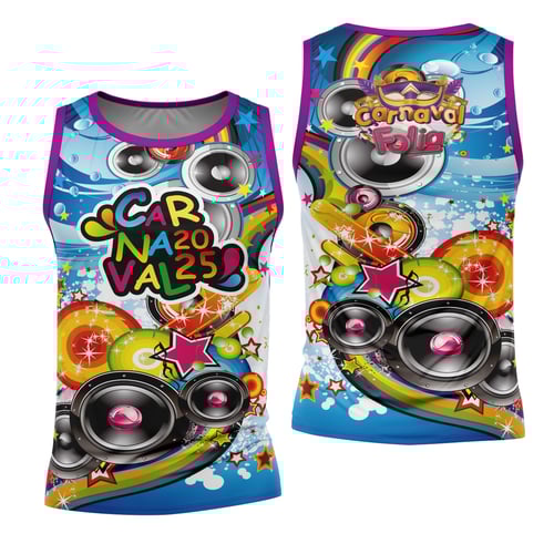 Arte Estampa Camisa Abadá de Carnaval 2026 - Modelo 23