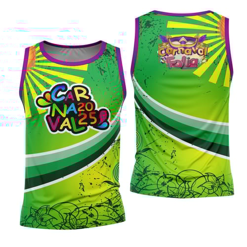 Arte Estampa Camisa Abadá de Carnaval 2026 - Modelo 23