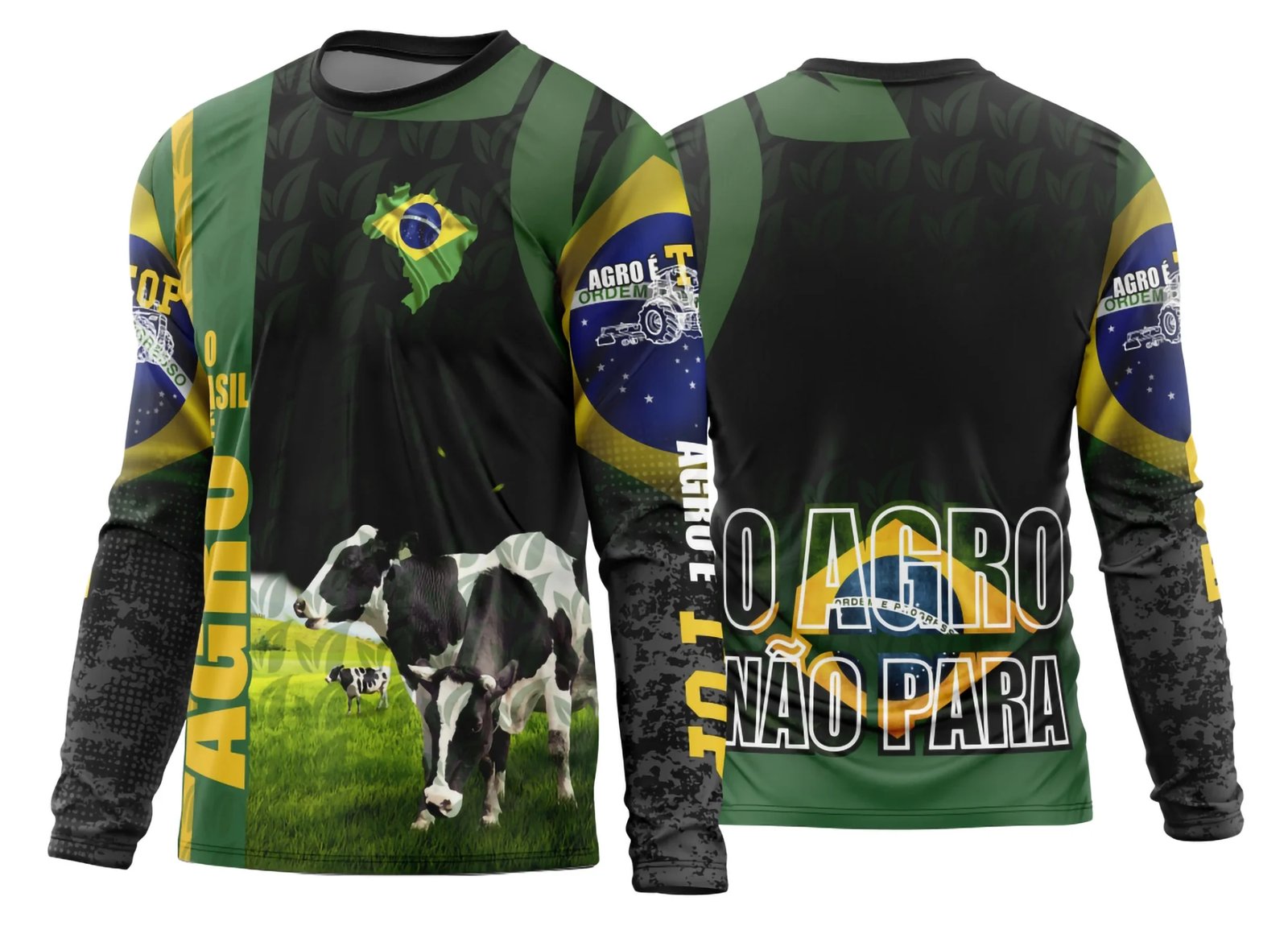 Arte Estampa Camisa Agro 2026 Manga Longa - Modelo 14