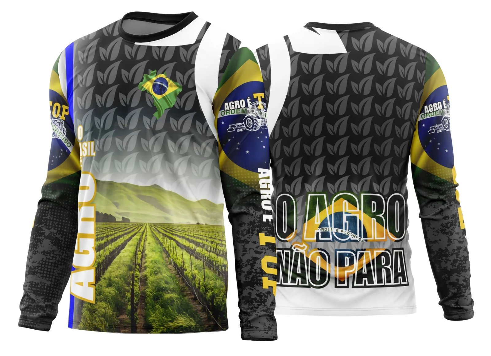 Arte Estampa Camisa Agro 2026 Manga Longa - Modelo 21