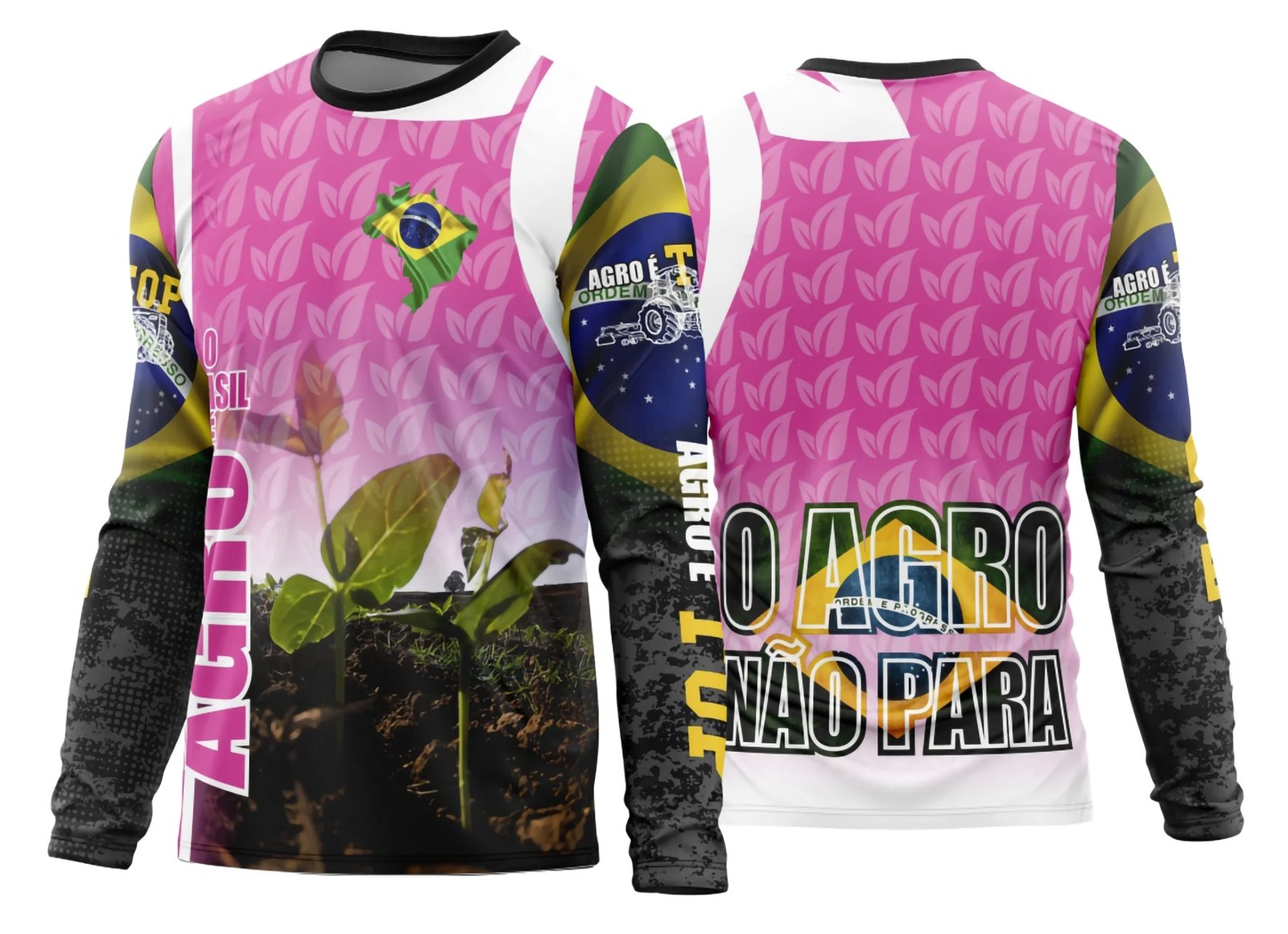 Arte Estampa Camisa Agro 2026 Manga Longa - Modelo 23