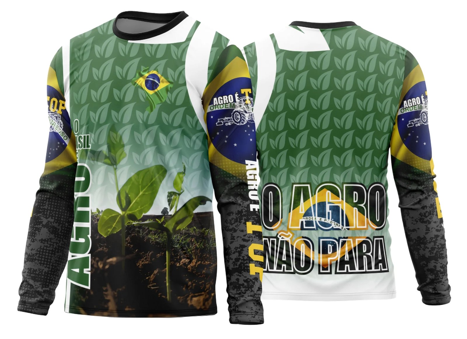 Arte Estampa Camisa Agro 2026 Manga Longa - Modelo 24