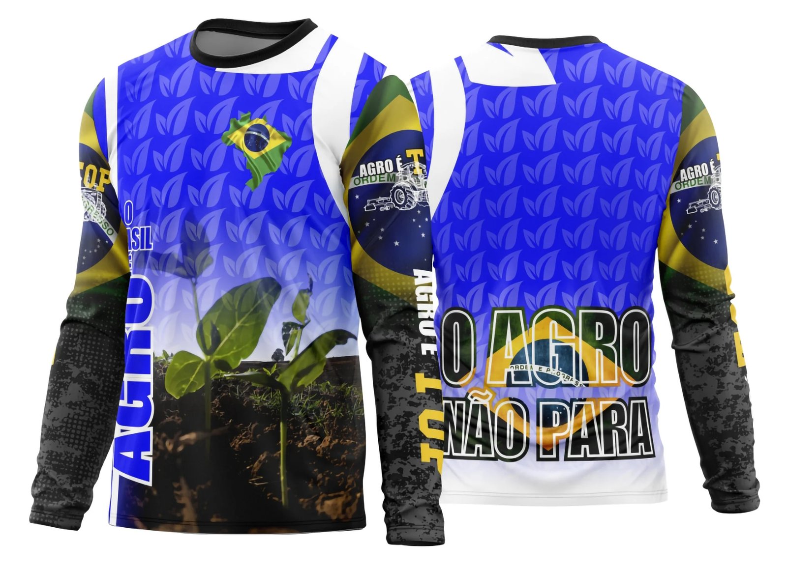 Arte Estampa Camisa Agro 2026 Manga Longa - Modelo 25