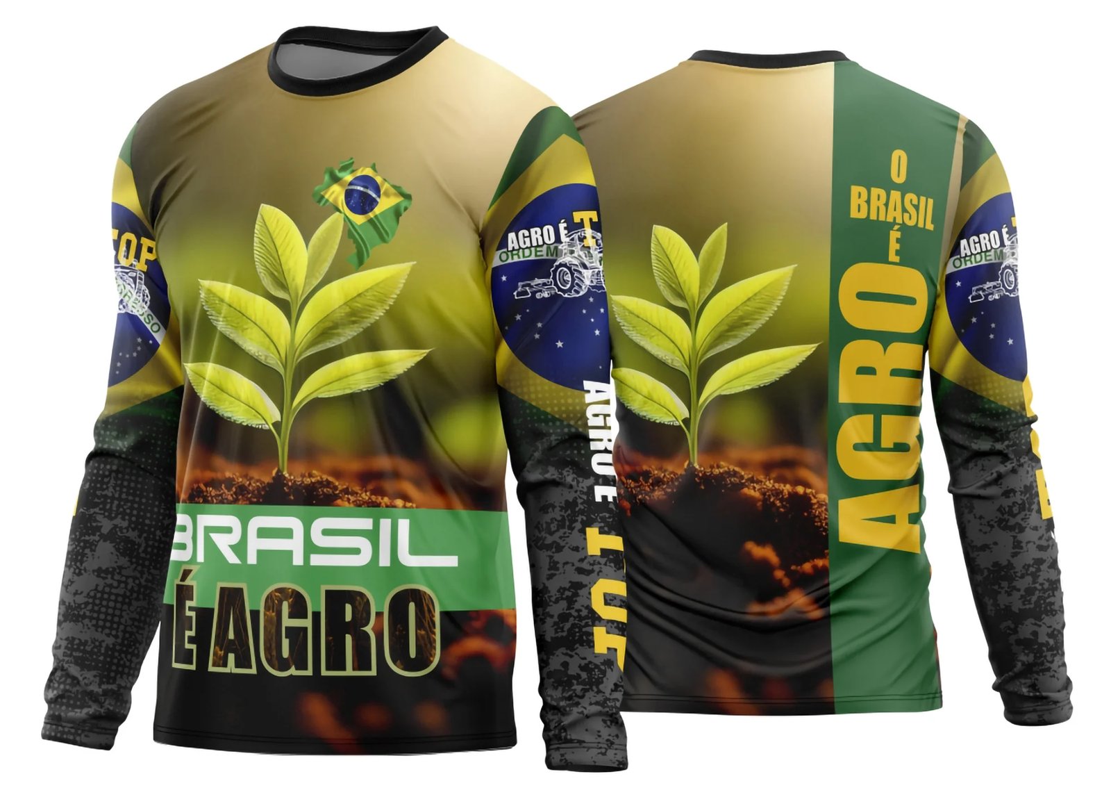Arte Estampa Camisa Agro 2026 Manga Longa - Modelo 29