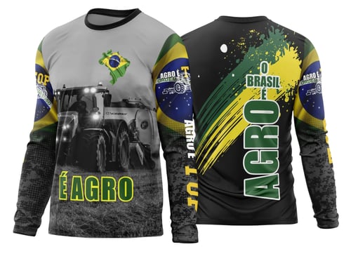 Arte Estampa Camisa Agro 2026 Manga Longa - Modelo 37