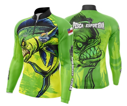Arte Estampa Camisa De Pesca Esportiva Modelo 14