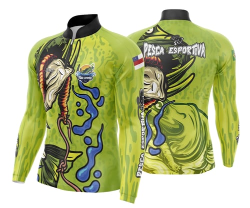 Arte Estampa Camisa De Pesca Esportiva Modelo 24