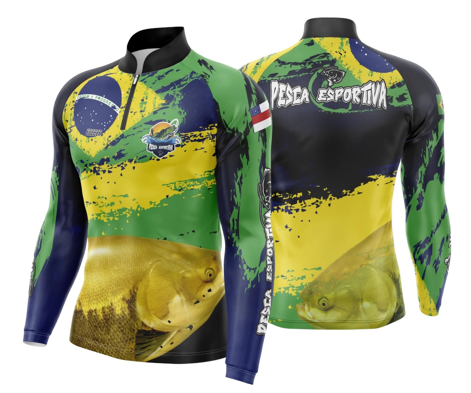 Arte Estampa Camisa De Pesca Esportiva Modelo 29