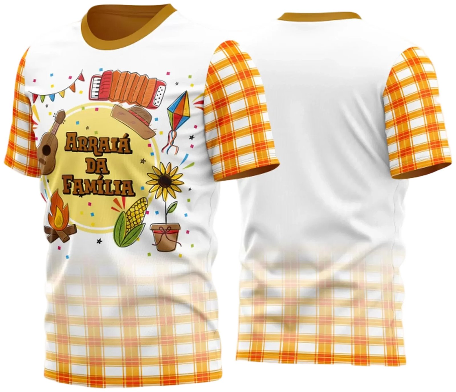 Arte Estampa Camisa Festa Junina Arraiá 2025